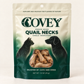 Covey Quail Necks packaging mockup with supplied product in window